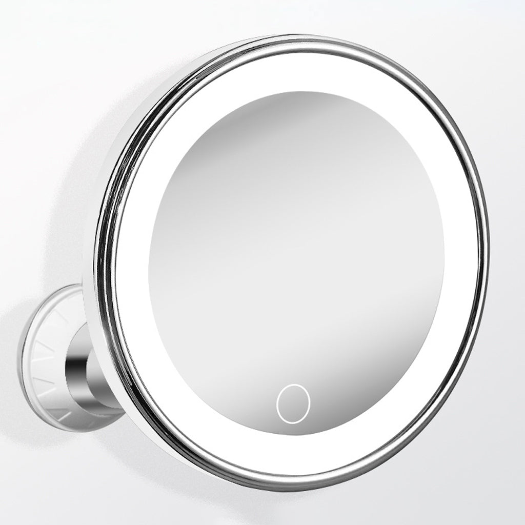 đ 2026 Nya Ankomster 50% rabattđ„10x förstorande sminkspegel med LED-ljus och sugkopp â perfekt för felfri makeup och hudvĂ„rd âš