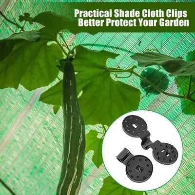 🎁 2026 Nya Ankomster 50% rabatt💥Heavy-duty shade cloth clips – UV-behandlade, hållbara & lätta att installera – perfekt för trädgård, växthus och utomhusbruk 🌿