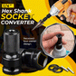 🔥Time-Limited Special💥Quick-Release 1/2-Inch to 1/4-Inch Hex Socket Adapter