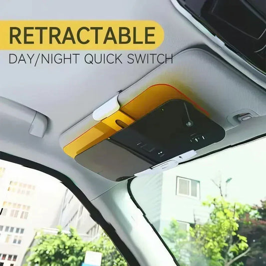 🔥Time-Limited Special💥50K+ SOLD! 🚗🌞 50% OFF! Car Anti-Glare Visor for Day & Night – two-in-one design reduces sun & headlight glare, easy clip-on install. Safer driving! 🛡️✅