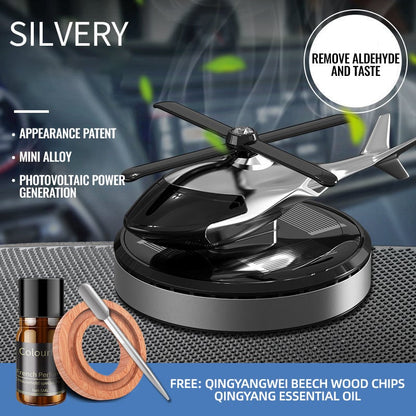 📢📢50% RABATT!! ⏰ Metall Solcelledrevet Helikopter Luftfrisker