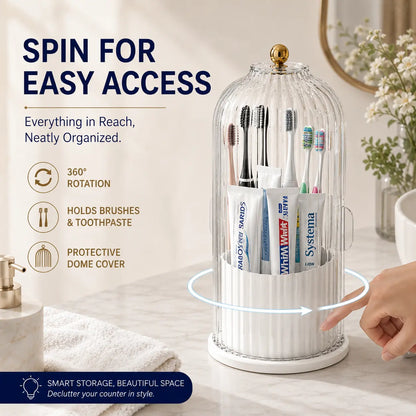 🔥Time-Limited Special💥 Careluxpro Protect Toothbrushes Instantly! No-Dust Sliding Lid Organizer
