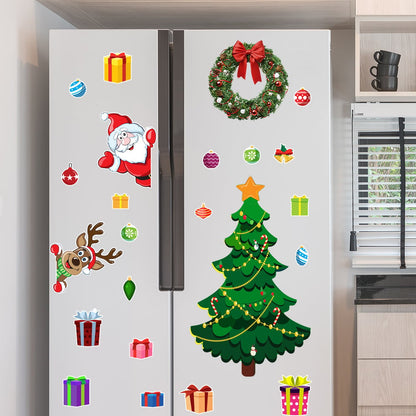 🔥Time-Limited Special💥 Christmas Magnetic Decorations – Repositionable 3D Festive Fridge Magnets