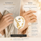 ✨ 50% RABATT! 💍 Justerbar Rhinestone Initialbokstav Ring for Kvinner