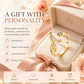 ✨ 50% RABATT! 💍 Justerbar Rhinestone Initialbokstav Ring for Kvinner