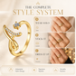 ✨ 50% RABATT! 💍 Justerbar Rhinestone Initialbokstav Ring for Kvinner