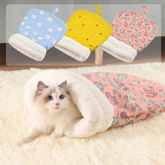 🔥Time-Limited Special💥 Cozy Pet Nest for Cats and Dogs - Plush & Machine Washable, Perfect for Your Pet's Comfort and Warmth ✨