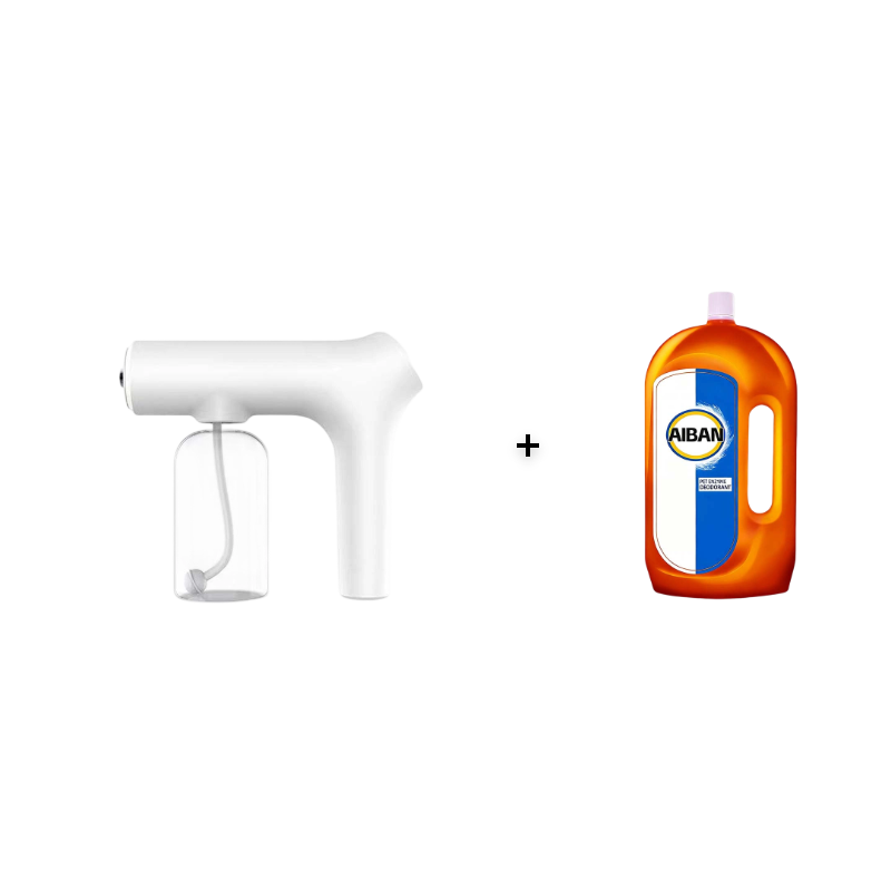 🎁 2026 Nya Ankomster 50% rabatt💥Sladdlös nano-spraypistol – justerbar dimma, inget sladdkrångel. Perfekt för desinfektion och dammtorkning. Ett måste för städningen! 🔫🌿
