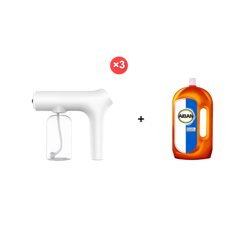 🎁 2026 Nya Ankomster 50% rabatt💥Sladdlös nano-spraypistol – justerbar dimma, inget sladdkrångel. Perfekt för desinfektion och dammtorkning. Ett måste för städningen! 🔫🌿