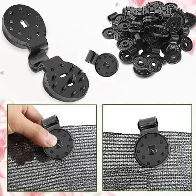 🎁 2026 Nya Ankomster 50% rabatt💥Heavy-duty shade cloth clips – UV-behandlade, hållbara & lätta att installera – perfekt för trädgård, växthus och utomhusbruk 🌿