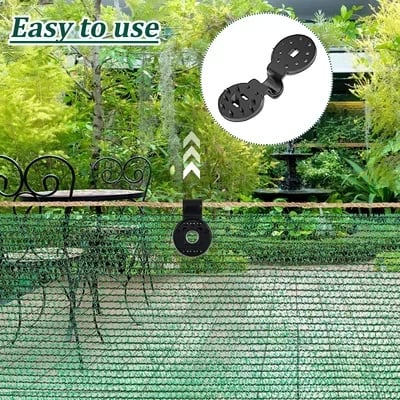 🎁 2026 Nya Ankomster 50% rabatt💥Heavy-duty shade cloth clips – UV-behandlade, hållbara & lätta att installera – perfekt för trädgård, växthus och utomhusbruk 🌿