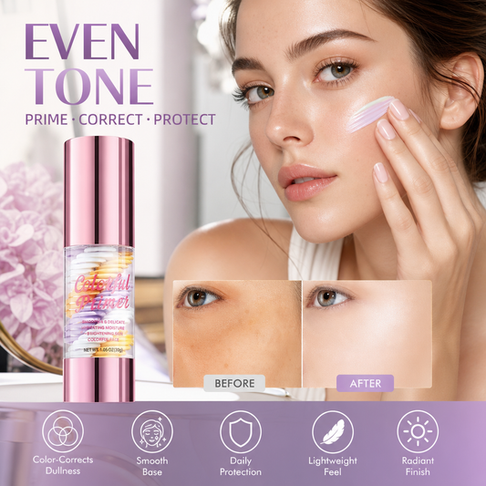 🔥Time-Limited Special💥Blur Pores & Redness Instantly! 3-in-1 Color-Correcting Primer