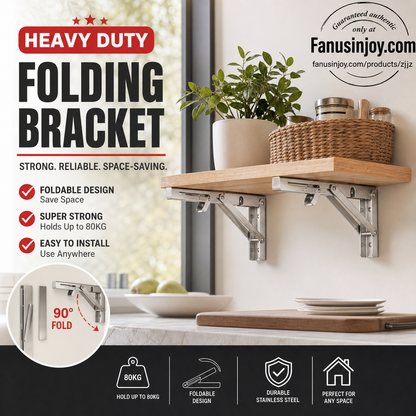 🔥Time-Limited Special💥Fold-in-a-Second Multi-Use Bracket – Declutter Your Kitchen or Study in Moments📚