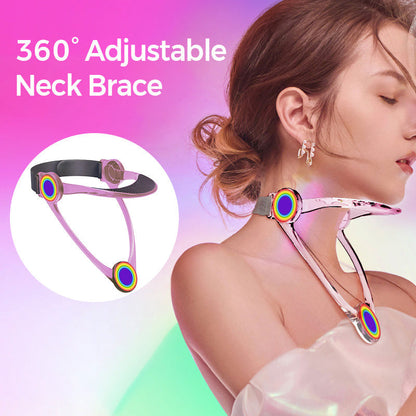🔥Time-Limited Special💥360° Adjustable Neck Brace – Relieves pain & tension, corrects forward head posture. Breathable foam, fits all. Office & travel ready! 🧠✨