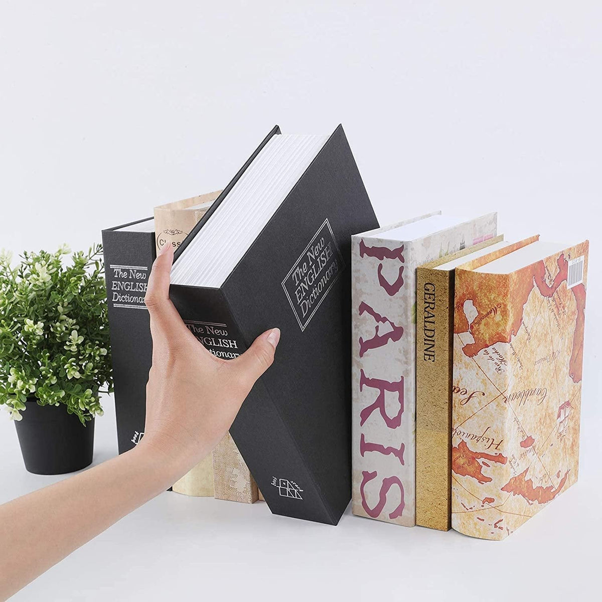 🎁 2026 Nya Ankomster 50% rabatt💥 Säkerhetsbox för hemliga böcker – diskret förvaring, kombinationslås & metallfack – perfekt för värdesaker hemma eller på resan 🏠