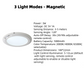 🌞50% Rabatt!🏡 Oppladbar taklampe med bevegelsessensor | Magnetisk montering, IP-vanntett, automatisk avstenging etter 30 sekunder