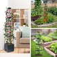 Opphøyd plantekasse med espalier for hagen