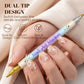 💞 50 % RABATT! 🎨Neglelakkpenner med to spisser – Tørker raskt, uten UV-lampe. Fin spiss og penselspiss. 12/24 livlige farger. Enkel DIY hjemme. Ingen flekker, bare kunst! 💅🖌️