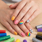 💞 50 % RABATT! 🎨Neglelakkpenner med to spisser – Tørker raskt, uten UV-lampe. Fin spiss og penselspiss. 12/24 livlige farger. Enkel DIY hjemme. Ingen flekker, bare kunst! 💅🖌️