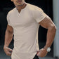 Herre T-skjorte med V-hals i Premium Stretch – Slim Fit, Moderne Stil