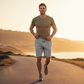 🩳 TIDSBEGRENSET 50% RABATT! ✨ Herreshorts med høy strækk – 3 farger, M-4XL, glidelomme 🏀