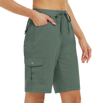 🩳 NÅ 50 % RABATT ✨Hurtigtørkende Cargoshorts for Dame med Praktiske Lommer☀️ Lettt stoff, komfortabel passform og mange funksjonelle lommer 🌿