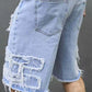 🩳50 % RABATT!✨Slitte denimshorts til herre med frynsede detaljer🧵 Trendy stil, slitesterkt denim, komfortabel å ha på hele dagen ☀️