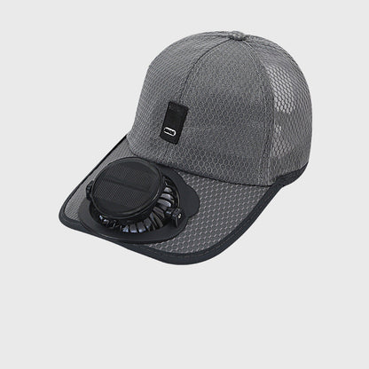 🔥 Hot salg 50% RABATT🔥Pustende baseballcaps med solcellevifte