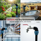 🚰 BEGRENSET TID 50 % RABATT! 💧 IBC-tankkoblingssett – Lekkasjesikker, kran i sinklegering, verktøyfri, komplett ✨