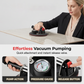 8-tommers Vakuumsugkopp med Manometer | Kraftig Sugekopp for Glass, Fliser & Glatte Overflater