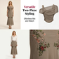 Elegant sett for damer: Off-shoulder topp og brodert fiskehaleskjørt