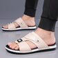 💨 Sandali slip-on traspiranti da uomo – morbida ecopelle, facili da abbinare per le giornate calde☀️