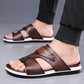 💨 Sandali slip-on traspiranti da uomo – morbida ecopelle, facili da abbinare per le giornate calde☀️