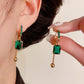 ⏳Begrenset tid 50% rabatt⏰Elegante vintage syntetiske diamant dråpeøredobber👂💎