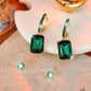 ⏳Begrenset tid 50% rabatt⏰Elegante vintage syntetiske diamant dråpeøredobber👂💎