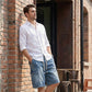 👖 50% RABATT! 🏙️ Herrers Løstsittende Denim Cargo-Shorts – High Street Stil & Justerbar Passform 🛹