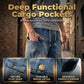 👖 50% RABATT! 🏙️ Herrers Løstsittende Denim Cargo-Shorts – High Street Stil & Justerbar Passform 🛹