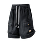 👖 50% RABATT! 🏙️ Herrers Løstsittende Denim Cargo-Shorts – High Street Stil & Justerbar Passform 🛹