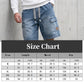 👖 50% RABATT! 🏙️ Herrers Løstsittende Denim Cargo-Shorts – High Street Stil & Justerbar Passform 🛹