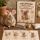 ⏳ TIDSBEGRENSET TILBUD – 50% RABATT! 🐭🧵 Patchwork-mus DIY-sett – lag din egen søte mus med enkelt syprosjekt! ✂️✨