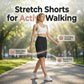 Elastiske turshorts for dame
