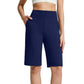 Elastiske turshorts for dame