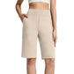 Elastiske turshorts for dame