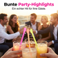 🍹Kun for en begrenset tid 50 % rabatt🍹🌈Fargerike plastskje-formede sugerør for smoothies
