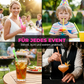 🍹Kun for en begrenset tid 50 % rabatt🍹🌈Fargerike plastskje-formede sugerør for smoothies