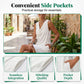 👗 TIDSBEGRENSET 50% RABATT! 💥 Elegant Slank Passform Cowl-hals Kjole – Ermeløs, Sidelommer, Allsidig ✨