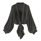 🌸 50% RABATT NÅ! 🌸 Dame Lett Chiffon Knytefront Cardigan
