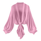 🌸 50% RABATT NÅ! 🌸 Dame Lett Chiffon Knytefront Cardigan