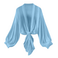 🌸 50% RABATT NÅ! 🌸 Dame Lett Chiffon Knytefront Cardigan