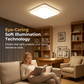 💡 TIDSBEGRENSET 50% RABATT! 💥 Moderne Firkantet LED-Taklampe – Minimalistisk, Øyevennlig, Innfelt Montering ✨